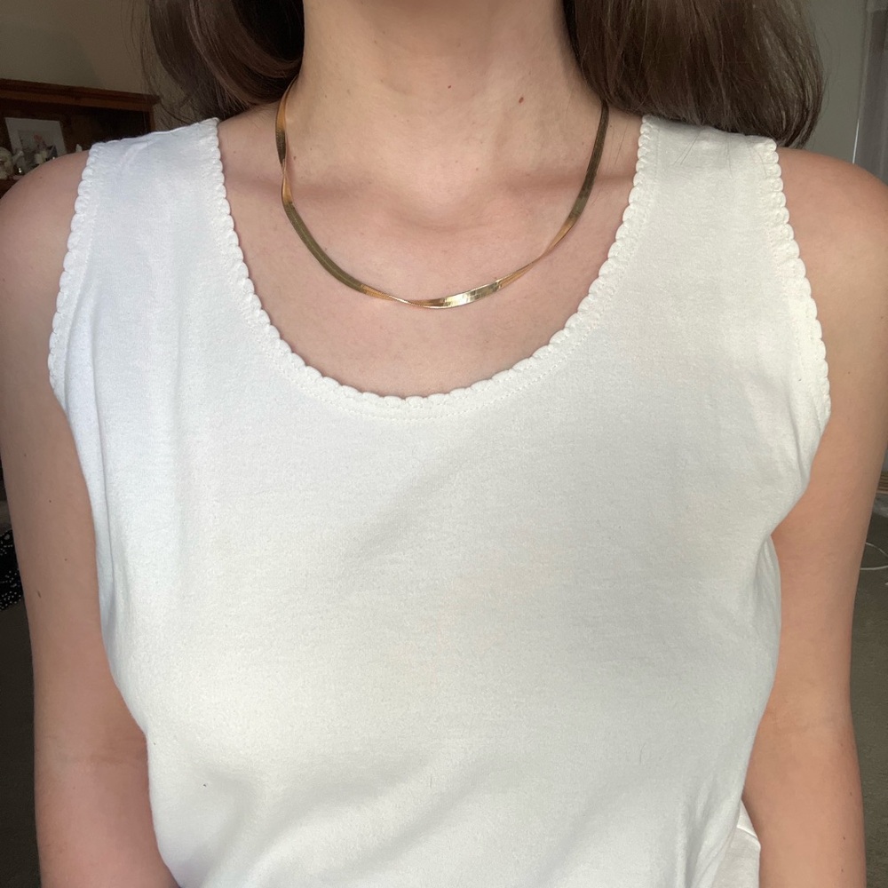 White Tank Top - Size Large / Extra Large